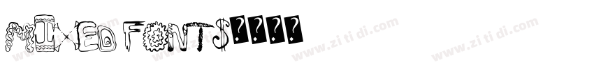 mixed fonts字体转换